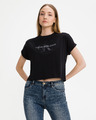 Calvin Klein Jeans Tonal Monogram Crop Top