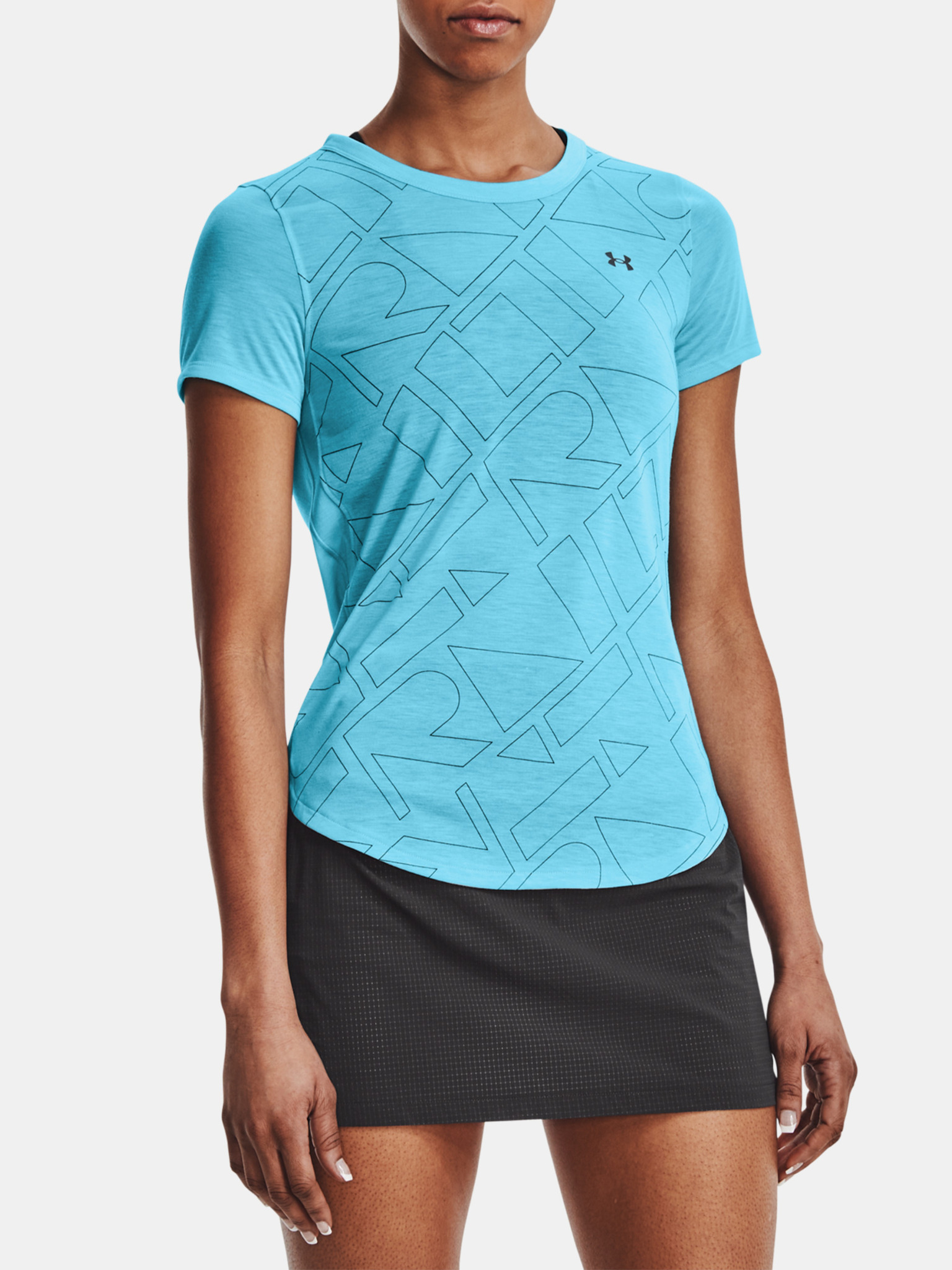 Under Armour Tech Twist Short-Sleeve V-Neck T-Shirt for Ladies